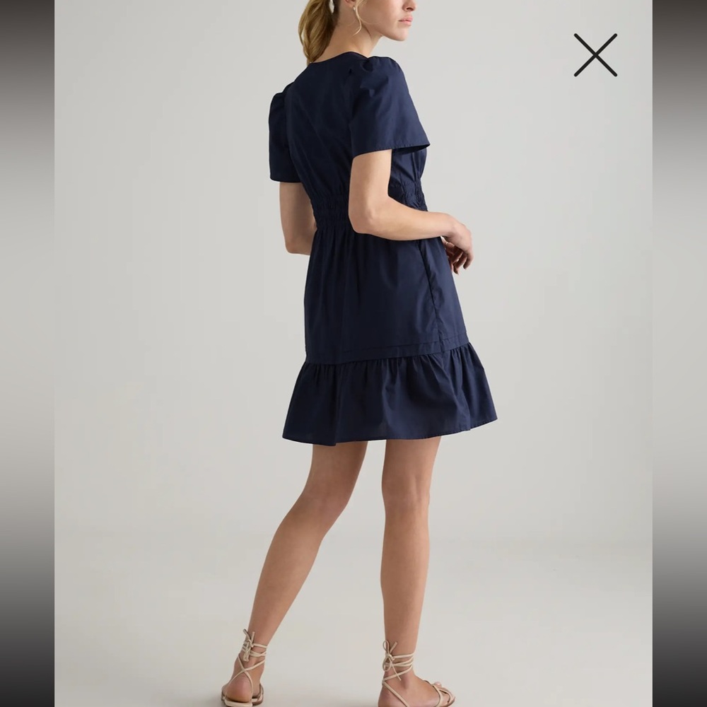 Quince 100% Organic Cotton Poplin Tiered Mini Dress, NWOT , Various - Picture 3 of 9